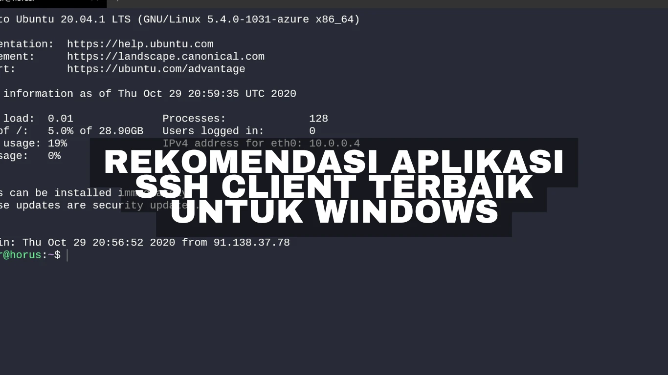 Rekomendasi aplikasi SSH client terbaik untuk Windows